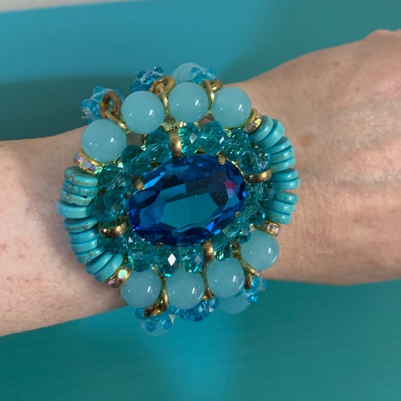 Anthropology 🪴 real gemstone bracelet - Picture 2 of 7